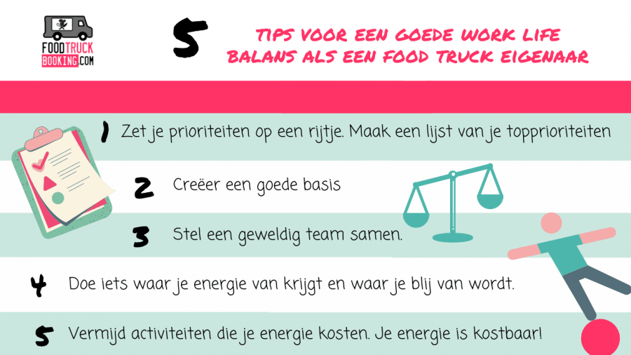 Hoe je als FoodTruck eigenaar een goede work-life balans kunt behouden