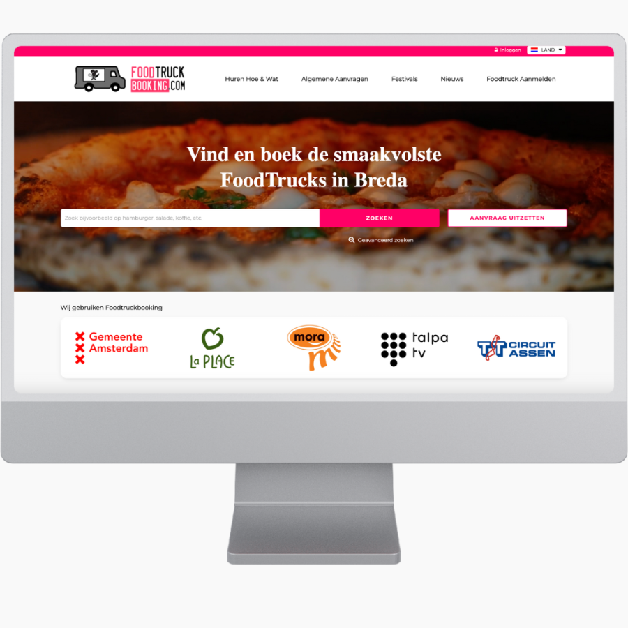 FoodtruckBooking.com als platform